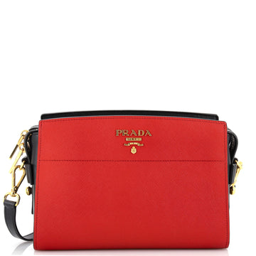Prada Bibliotheque Crossbody Saffiano Leather