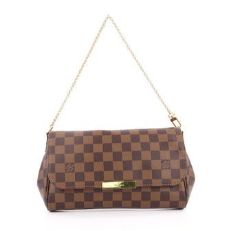Louis Vuitton Favorite Handbag Damier MM Brown 2229601