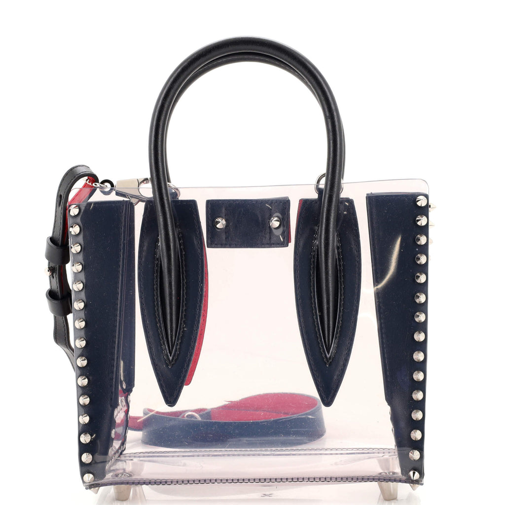 Christian Louboutin Paloma Tote Spiked PVC Mini 222968
