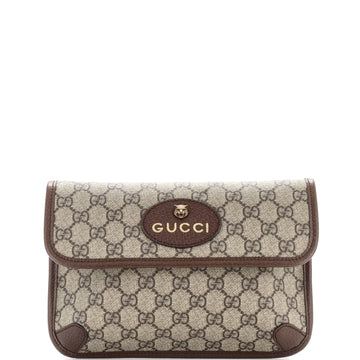 Gucci Neo Vintage Flap Belt Bag GG Coated Canvas