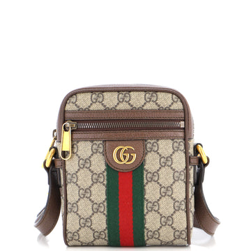 Gucci Ophidia Messenger Bag GG Coated Canvas Mini