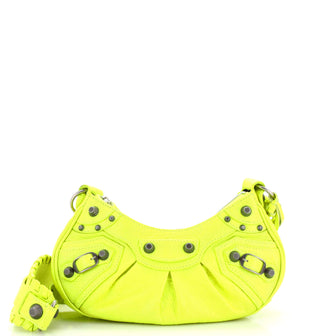 Balenciaga Le Cagole Giant Studs Shoulder Bag Leather XS