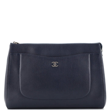 Chanel Neo Executive Clutch Grained Calfskin Medium
