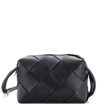 Bottega Veneta Cassette Camera Crossbody Bag Maxi Intrecciato Leather Small