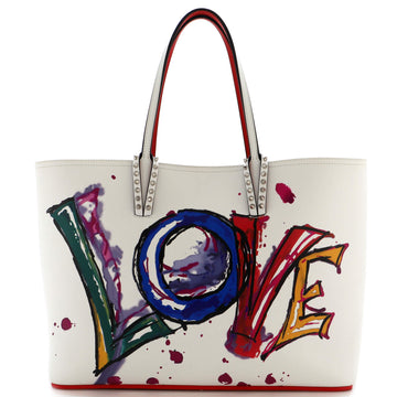 Christian Louboutin Cabata East West Tote Printed Leather Large