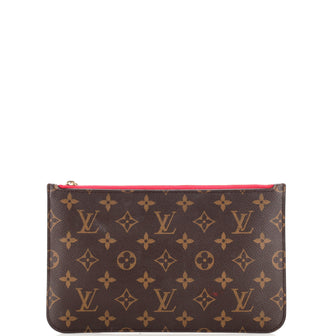 Louis Vuitton Neverfull Pochette Monogram Canvas Large