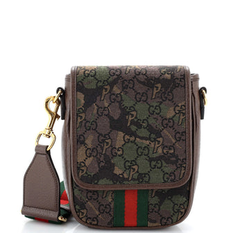 Gucci x Palace Web Flap Messenger GG-P Canvas Small