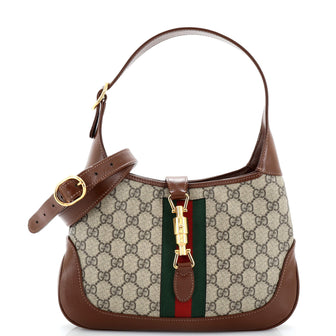 Gucci Jackie 1961 Hobo GG Coated Canvas Small