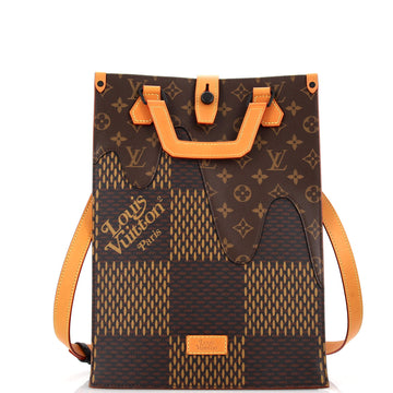 Louis Vuitton Nigo Tote Limited Edition Giant Damier and Monogram Canvas Mini