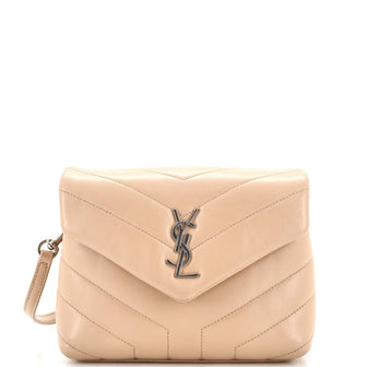 Saint Laurent Loulou Shoulder Bag Matelasse Chevron Leather Toy