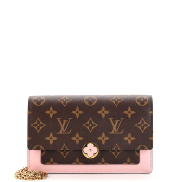 Louis Vuitton Flore Chain Wallet Monogram Canvas