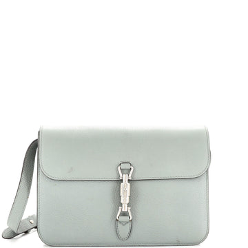 Gucci Jackie Soft Flap Shoulder Bag Leather