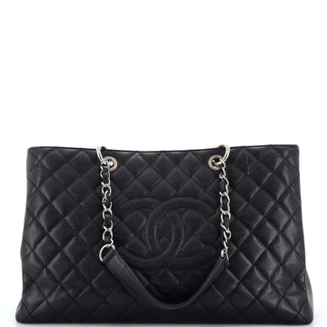 Chanel Grand Shopping Tote Quilted Caviar XL