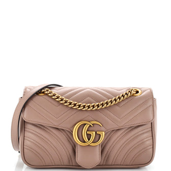 Gucci GG Marmont Flap Bag Matelasse Leather Small