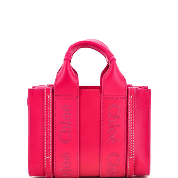 Chloe Woody Tote Leather Mini