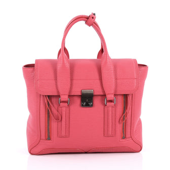 3.1 Phillip Lim Pashli Satchel Leather Medium Pink 2233901