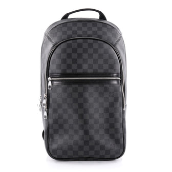 Louis Vuitton Michael Backpack Damier Graphite Black 2234101
