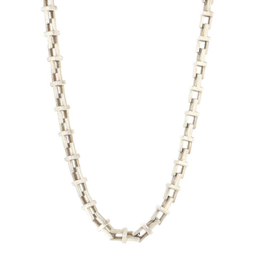 Tiffany & Co. T Chain Necklace Sterling Silver Narrow