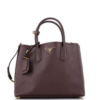 Prada Cuir Double Tote Saffiano Leather Medium