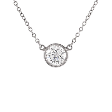 Tiffany & Co. Elsa Peretti Diamonds By The Yard Pendant Necklace Platinum with Diamond 0.50-0.59CT