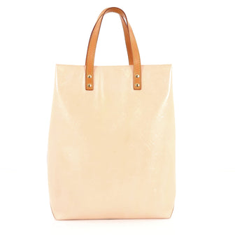 Louis Vuitton Reade Handbag Monogram Vernis MM Pink