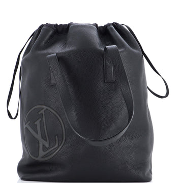 Louis Vuitton Cabas Light Drawstring Bag Initials Taurillon Leather