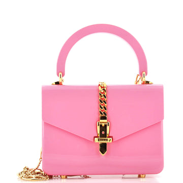 Gucci Sylvie 1969 Top Handle Bag Plexiglass Mini