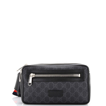 Gucci Soft Zip Belt Bag GG Coated Canvas Small