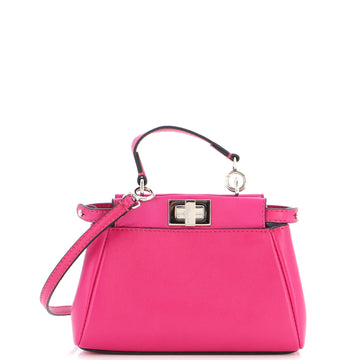 Fendi Peekaboo Bag Leather Micro