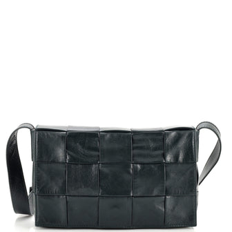 Bottega Veneta Cassette Crossbody Bag Maxi Intrecciato Leather