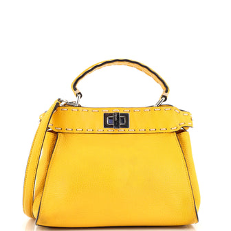 Fendi Selleria Peekaboo Bag Leather Mini