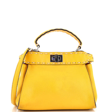 Fendi Selleria Peekaboo Bag Leather Mini