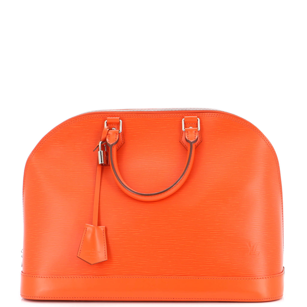 Louis Vuitton Epi Alma GM - Orange Handle Bags, Handbags