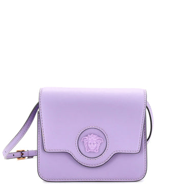 Versace La Medusa Flap Shoulder Bag Leather Small