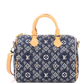 Louis Vuitton Speedy Bandouliere Bag Limited Edition Since 1854 Monogram Jacquard 25