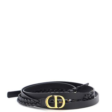 Christian Dior DiorDouble Belt Braided Leather Thin