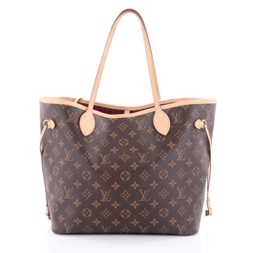 Louis Vuitton Neverfull NM Tote Monogram Canvas MM Brown 2235501