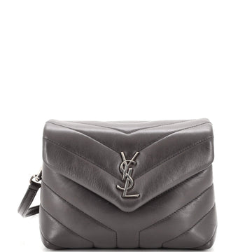 Saint Laurent Loulou Shoulder Bag Matelasse Chevron Leather Toy