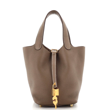 Hermes Picotin Lock Bag Clemence PM