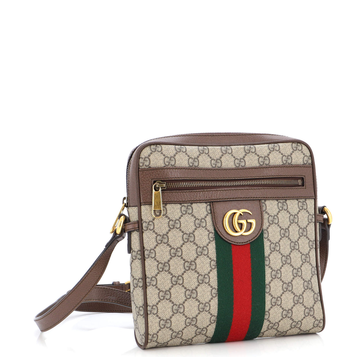 Gucci Ophidia Messenger Bag GG Coated Canvas Small Brown 2235582