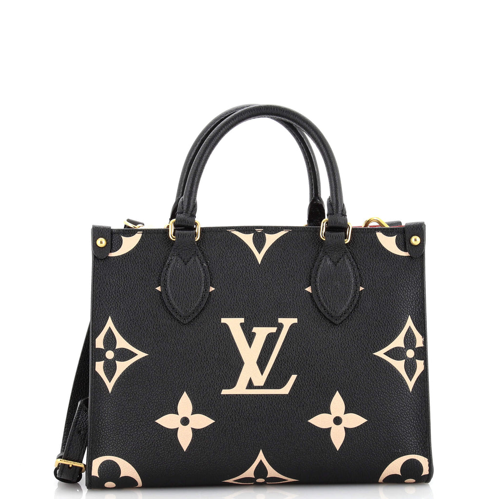 Louis Vuitton Monogram Giant Empreinte Leather Onthego PM Tote Bag