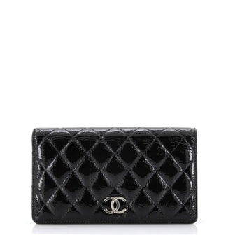Chanel Brilliant L-Yen Wallet Quilted Patent