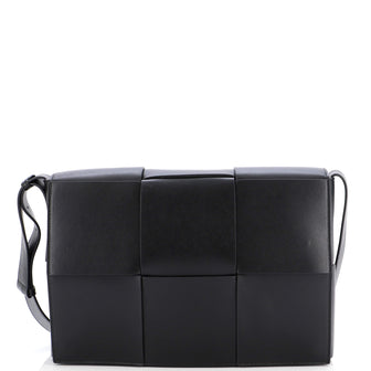 Bottega Veneta Cassette Crossbody Bag Maxi Intrecciato Leather Large