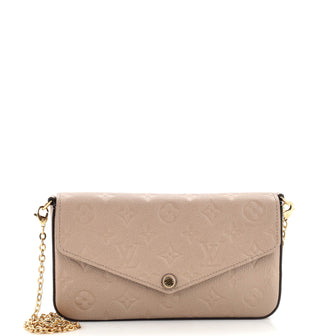 Louis Vuitton Felicie Pochette Monogram Empreinte Leather