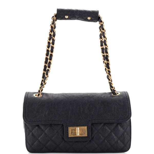 シャネル　y NWT 23P Chanel Classic Long Zipped Wallet Black Caviar with Gold