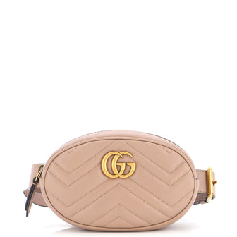 Gucci GG Marmont Belt Bag Matelasse Leather
