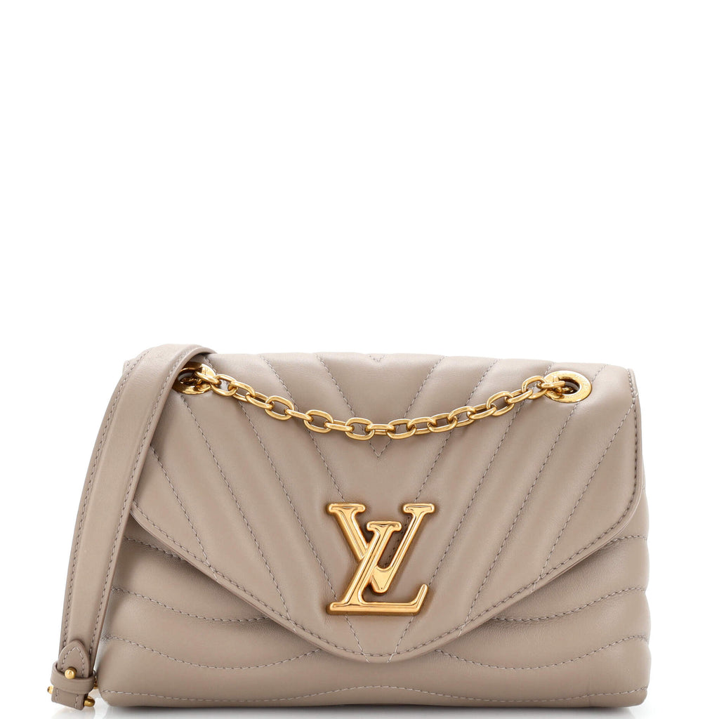 Louis Vuitton New Wave Chain Bag NM Quilted Leather MM Neutral