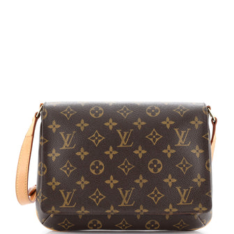 Louis Vuitton Musette Tango Handbag Monogram Canvas