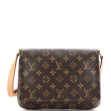 Louis Vuitton Musette Tango Handbag Monogram Canvas
