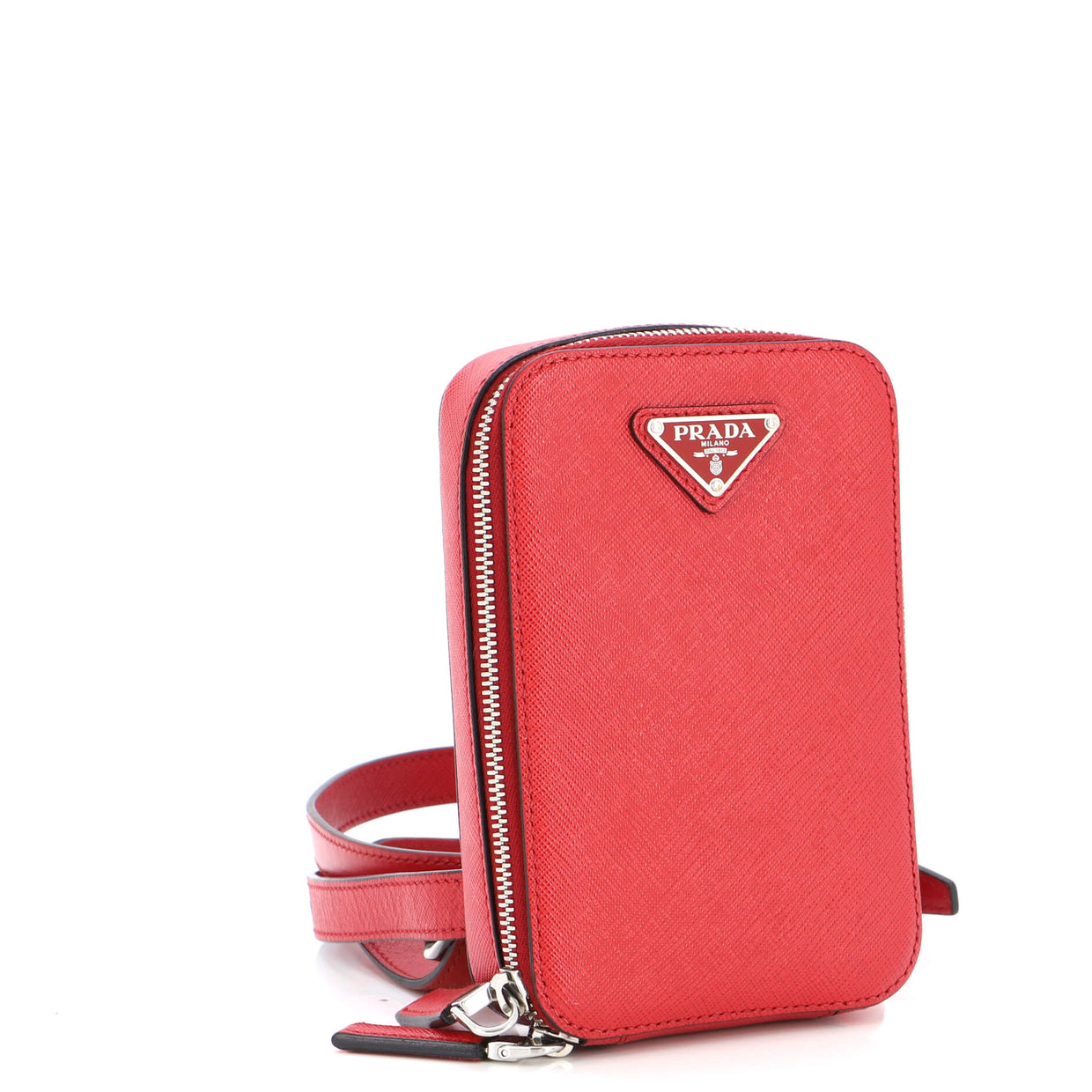 Prada Harness Crossbody Bag Saffiano Leather Red 2237191